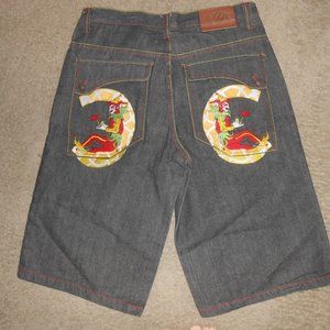 Men's Coogi Dark Blue Denim Jean Shorts Joker NWOT